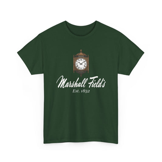 Marshall Field's T-Shirt, Vintage Chicago Tee, The Great Clock State Street, Historic Department Store Gift, Est 1852 Graphic Shirt