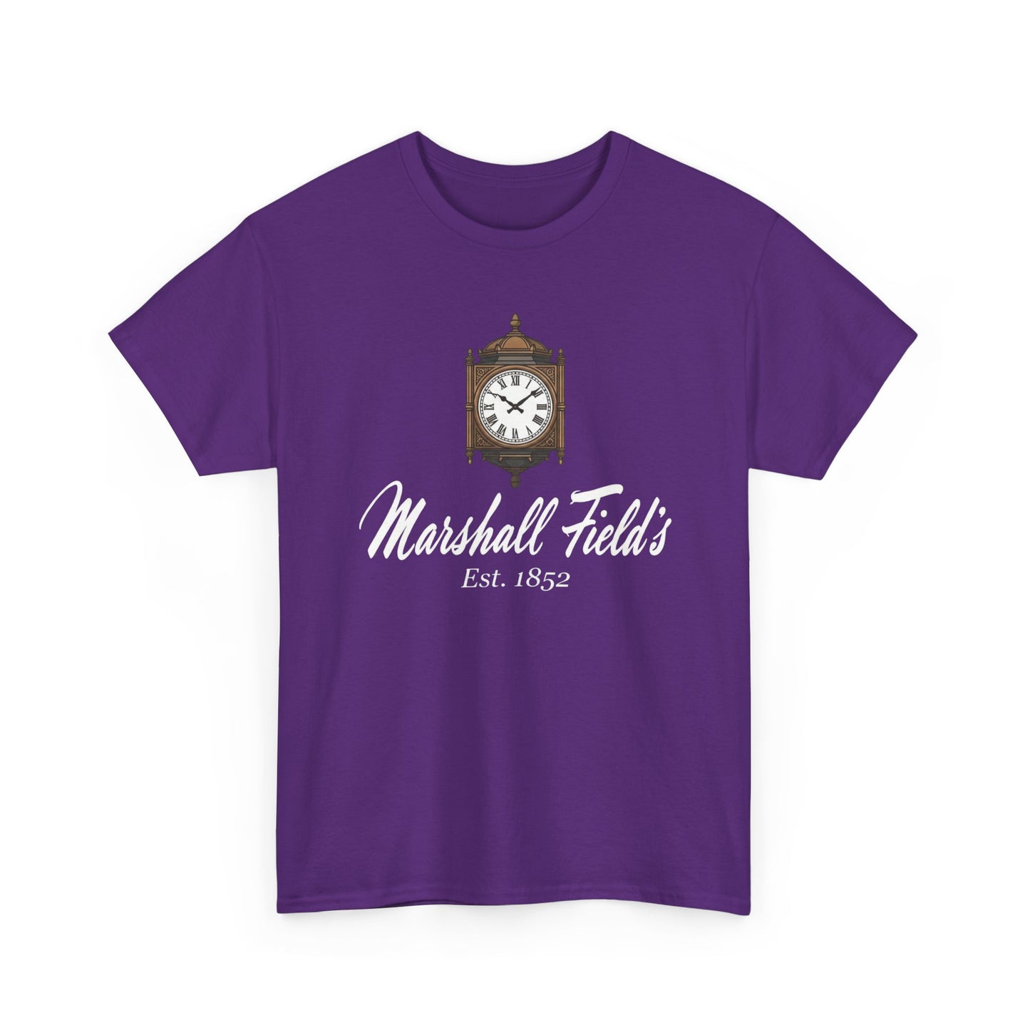 Marshall Field's T-Shirt, Vintage Chicago Tee, The Great Clock State Street, Historic Department Store Gift, Est 1852 Graphic Shirt