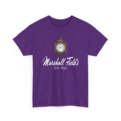 Marshall Field's T-Shirt, Vintage Chicago Tee, The Great Clock State Street, Historic Department Store Gift, Est 1852 Graphic Shirt