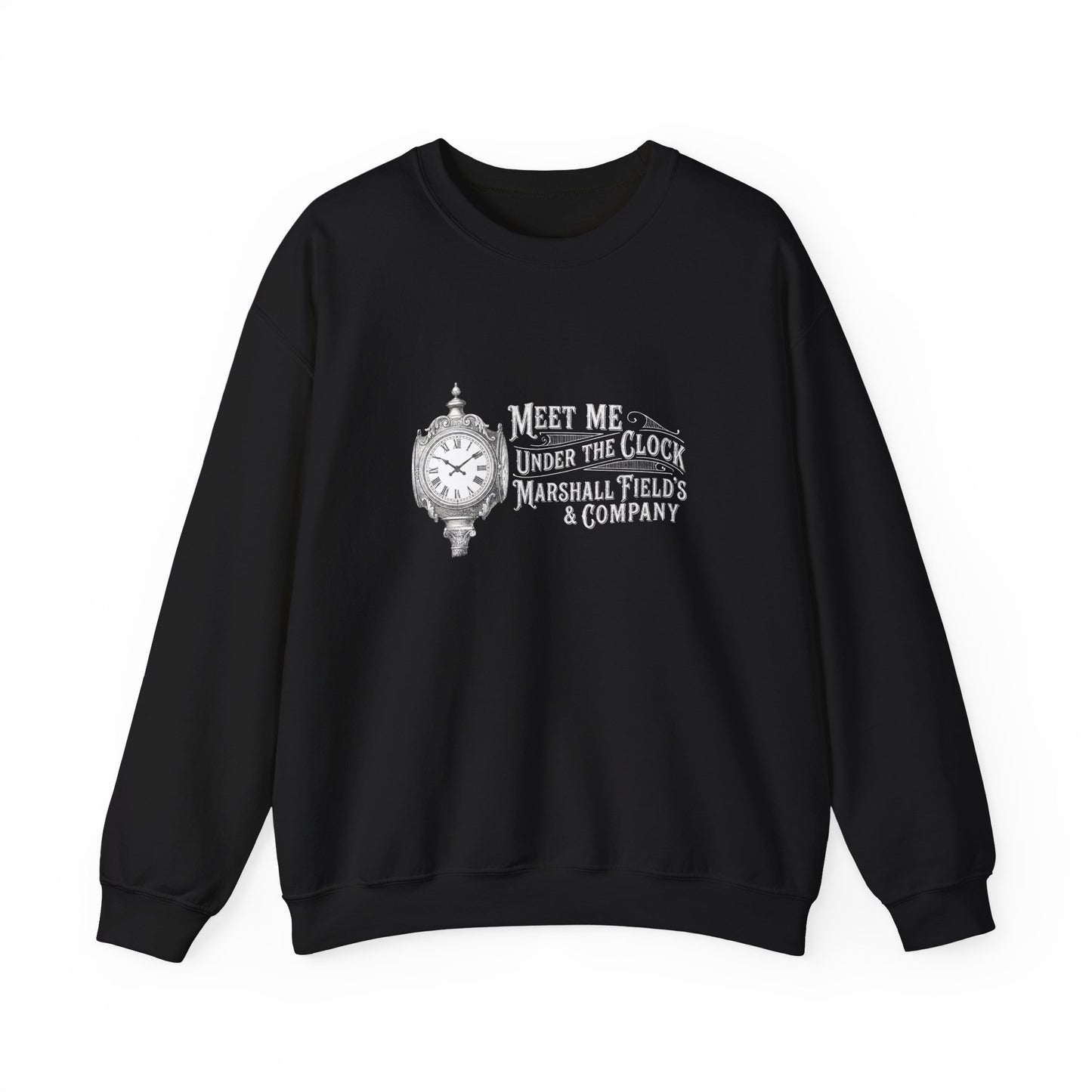 Marshall Field's Under the Clock Sweatshirt | Vintage Chicago Nostalgia Crewneck | Meet Me Under The Clock Shirt |  Classic Chicago