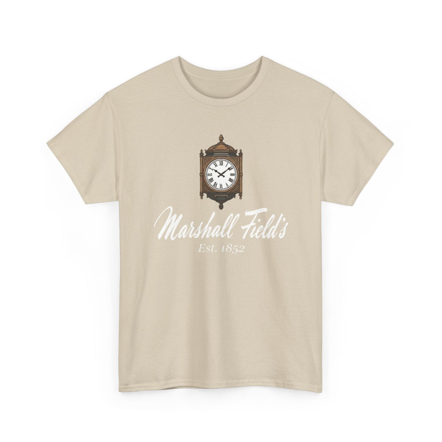 Marshall Field's T-Shirt, Vintage Chicago Tee, The Great Clock State Street, Historic Department Store Gift, Est 1852 Graphic Shirt