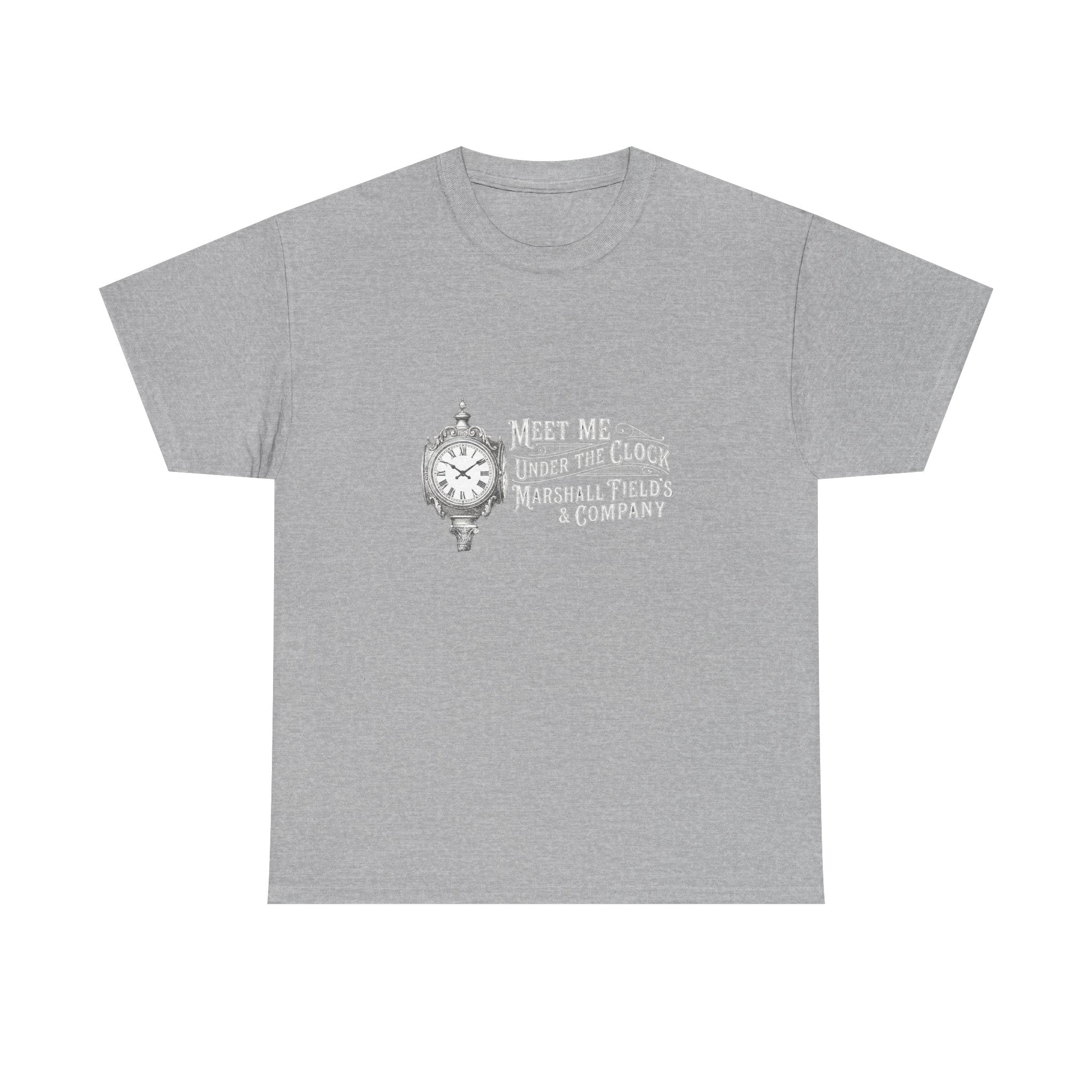 Marshall Field's Under the Clock T-Shirt | Vintage Chicago Nostalgia Tee | Meet Me Under The Clock Shirt | State Street Heritage Gift