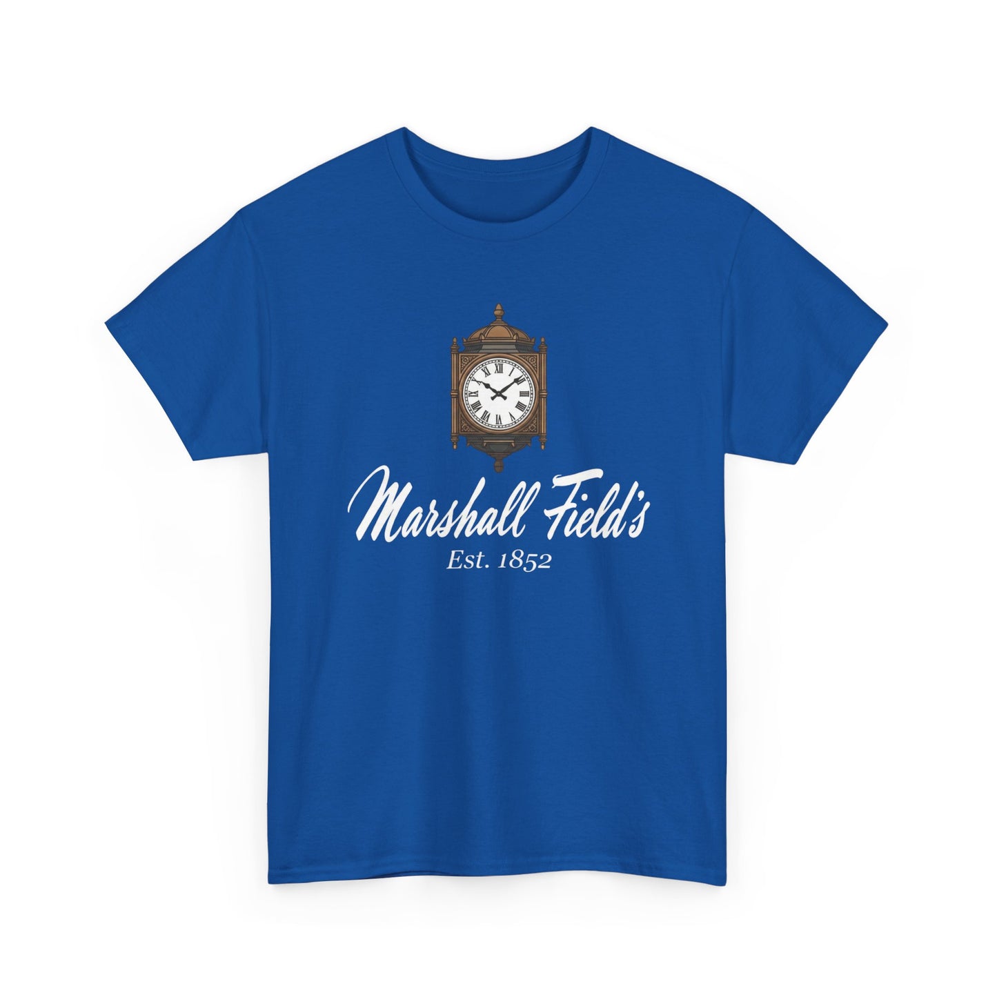 Marshall Field's T-Shirt, Vintage Chicago Tee, The Great Clock State Street, Historic Department Store Gift, Est 1852 Graphic Shirt
