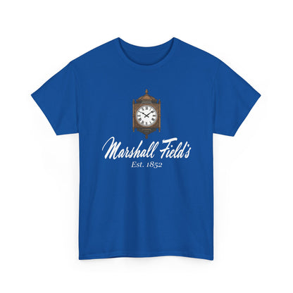 Marshall Field's T-Shirt, Vintage Chicago Tee, The Great Clock State Street, Historic Department Store Gift, Est 1852 Graphic Shirt