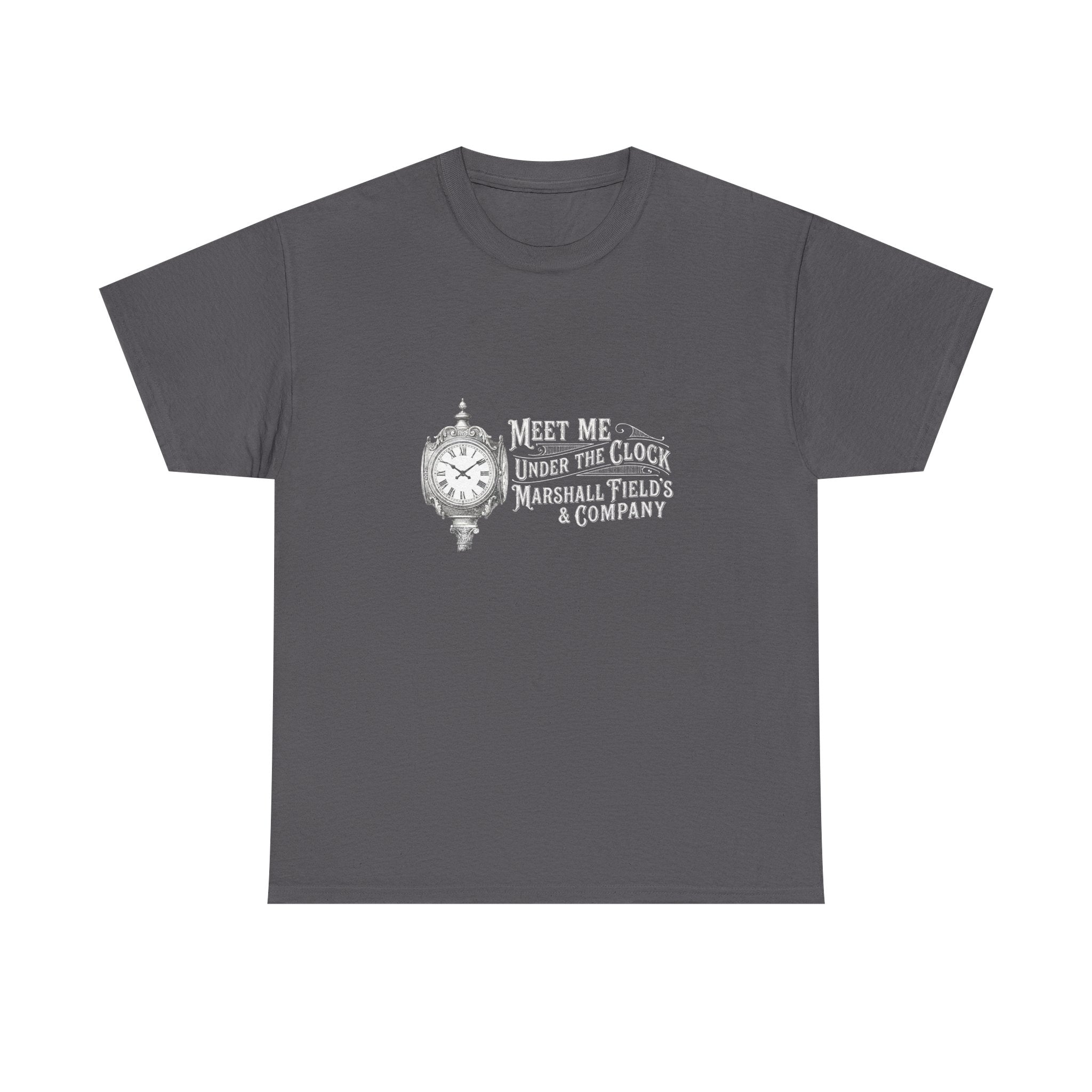 Marshall Field's Under the Clock T-Shirt | Vintage Chicago Nostalgia Tee | Meet Me Under The Clock Shirt | State Street Heritage Gift