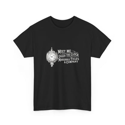 Marshall Field's Under the Clock T-Shirt | Vintage Chicago Nostalgia Tee | Meet Me Under The Clock Shirt | State Street Heritage Gift
