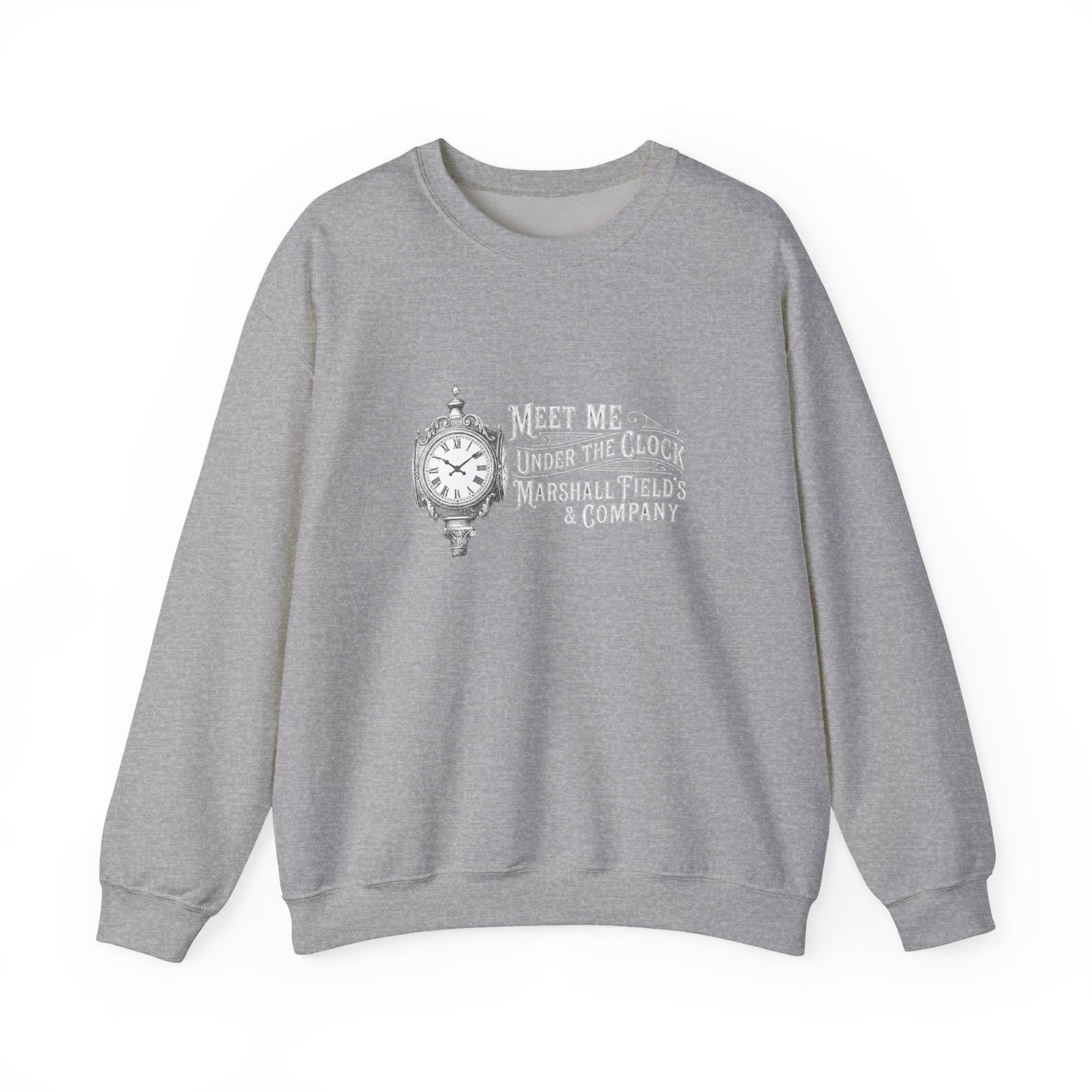 Marshall Field's Under the Clock Sweatshirt | Vintage Chicago Nostalgia Crewneck | Meet Me Under The Clock Shirt |  Classic Chicago
