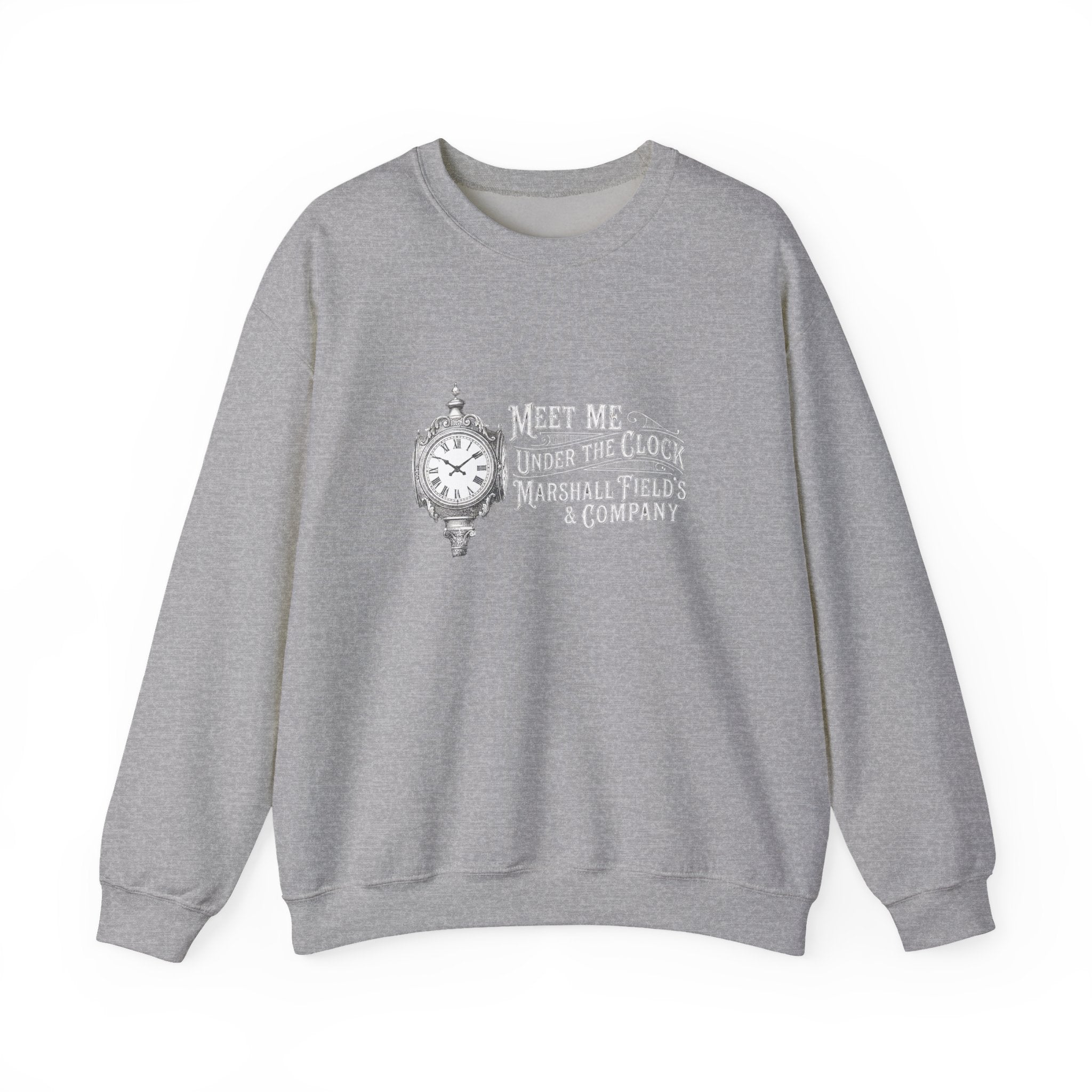 Marshall Field's Under the Clock Sweatshirt | Vintage Chicago Nostalgia Crewneck | Meet Me Under The Clock Shirt |  Classic Chicago