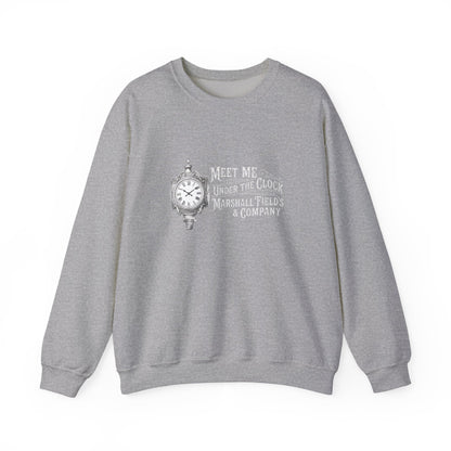 Marshall Field's Under the Clock Sweatshirt | Vintage Chicago Nostalgia Crewneck | Meet Me Under The Clock Shirt |  Classic Chicago