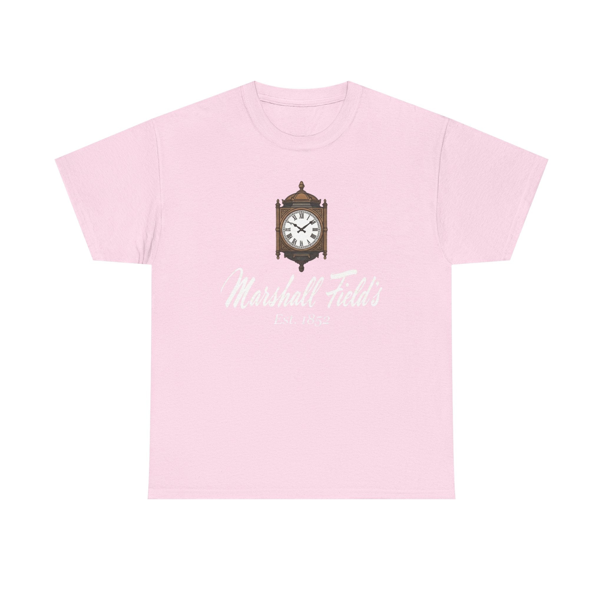 Marshall Field's T-Shirt, Vintage Chicago Tee, The Great Clock State Street, Historic Department Store Gift, Est 1852 Graphic Shirt