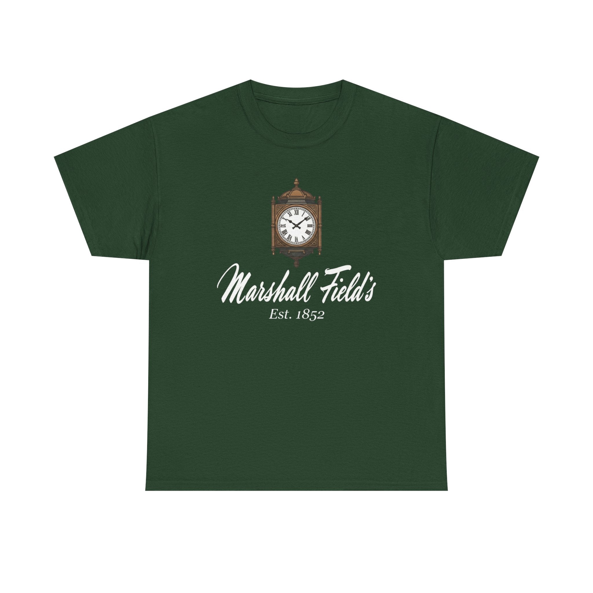 Marshall Field's T-Shirt, Vintage Chicago Tee, The Great Clock State Street, Historic Department Store Gift, Est 1852 Graphic Shirt