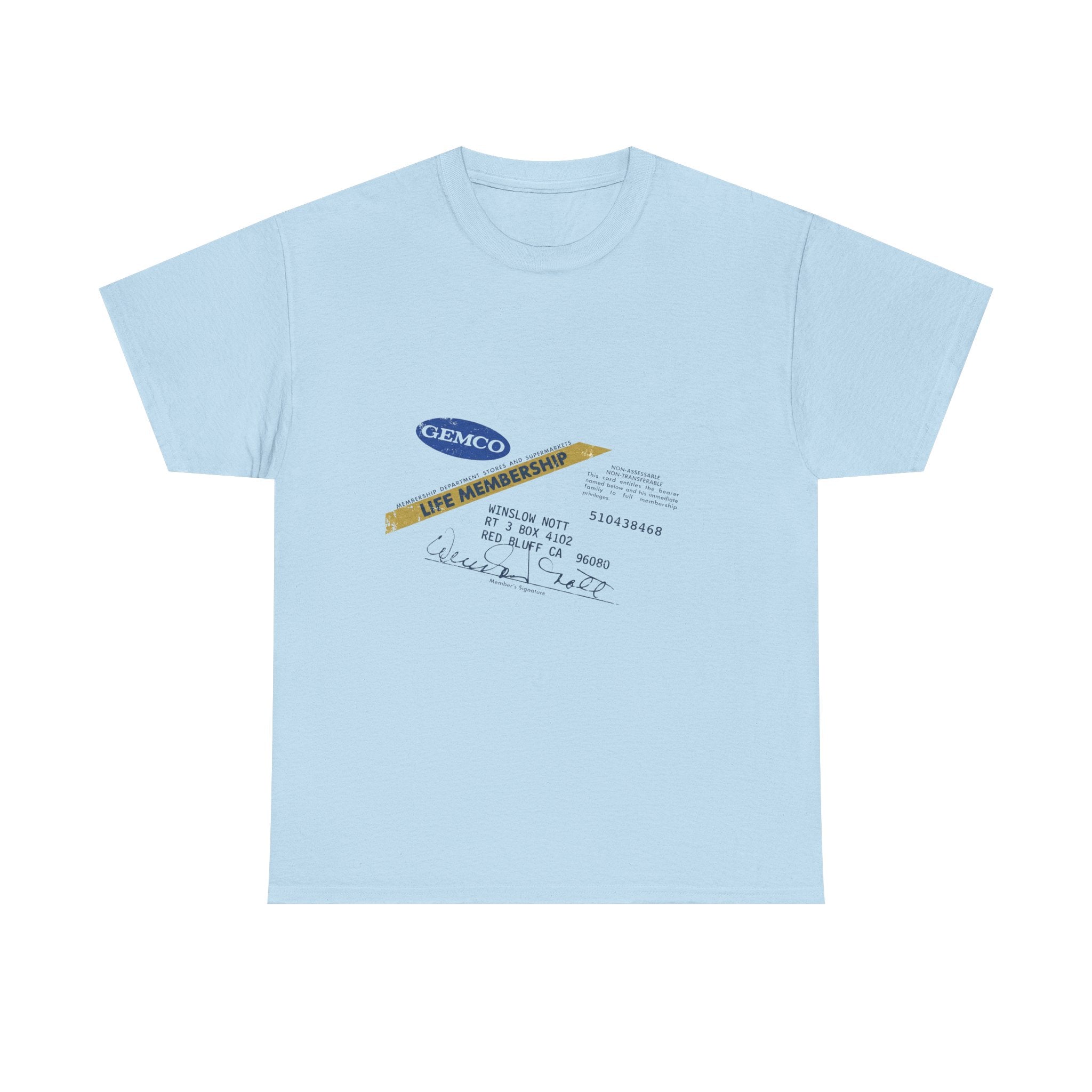 Gemco Membership T-Shirt | Vintage California Store Tee | Defunct Department Store | Lifetime Member Shirt | West Coast 70s Nostalgia Gift