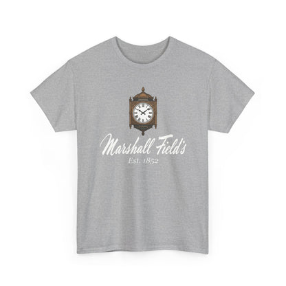Marshall Field's T-Shirt, Vintage Chicago Tee, The Great Clock State Street, Historic Department Store Gift, Est 1852 Graphic Shirt