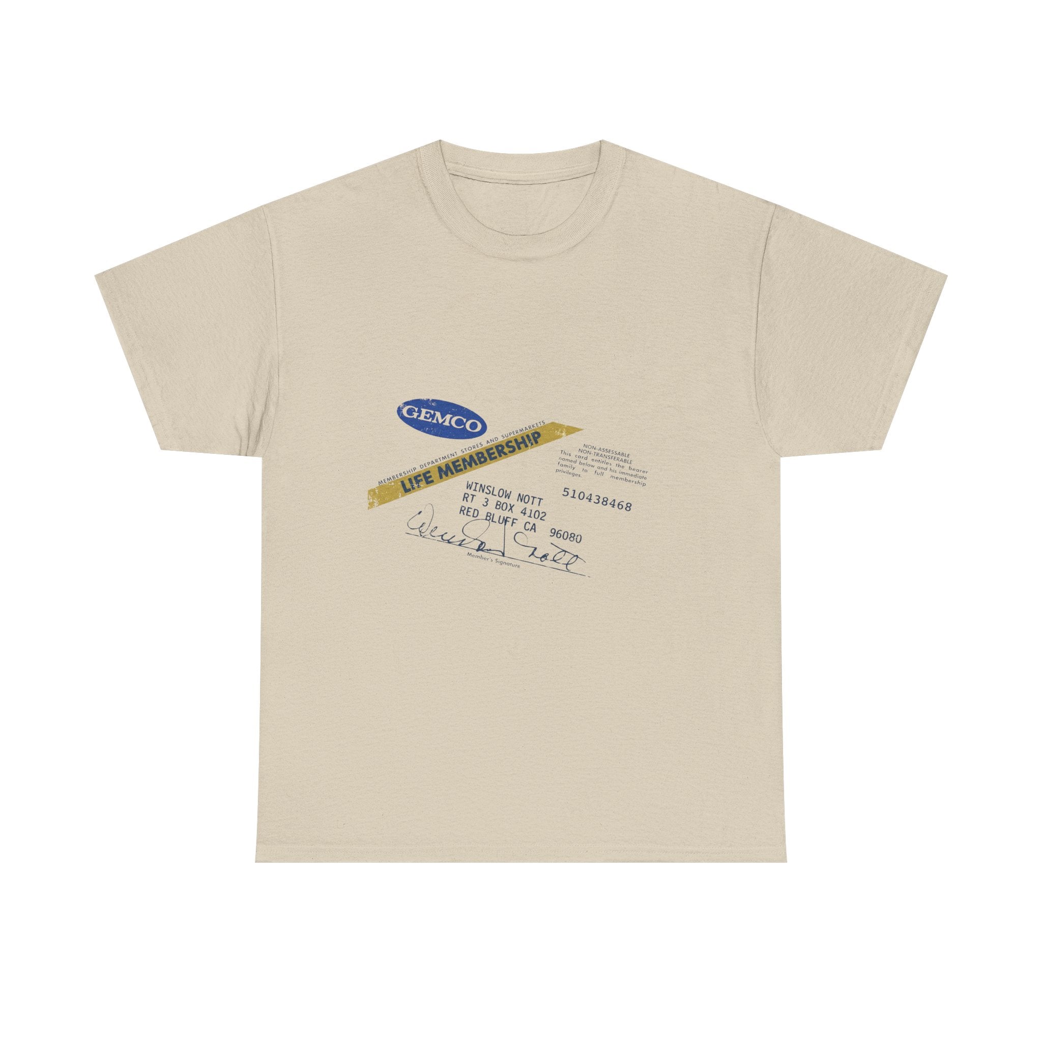 Gemco Membership T-Shirt | Vintage California Store Tee | Defunct Department Store | Lifetime Member Shirt | West Coast 70s Nostalgia Gift