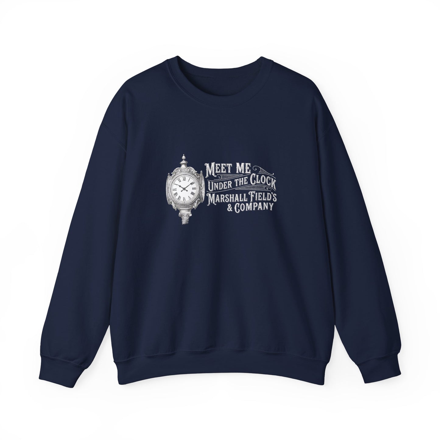 Marshall Field's Under the Clock Sweatshirt | Vintage Chicago Nostalgia Crewneck | Meet Me Under The Clock Shirt |  Classic Chicago