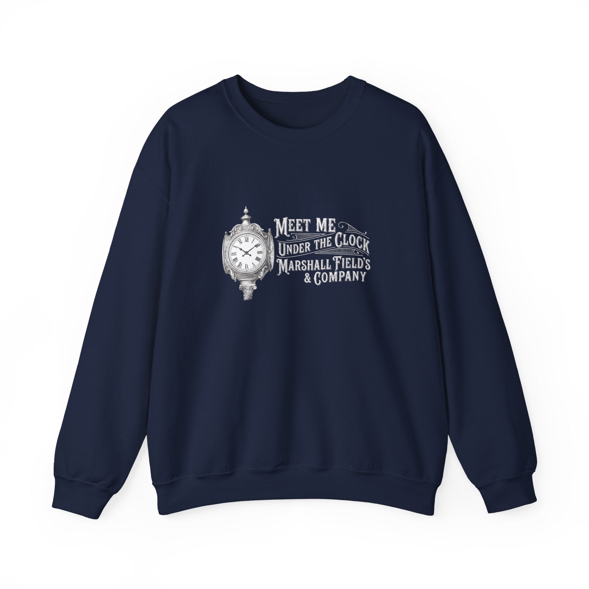 Marshall Field's Under the Clock Sweatshirt | Vintage Chicago Nostalgia Crewneck | Meet Me Under The Clock Shirt |  Classic Chicago