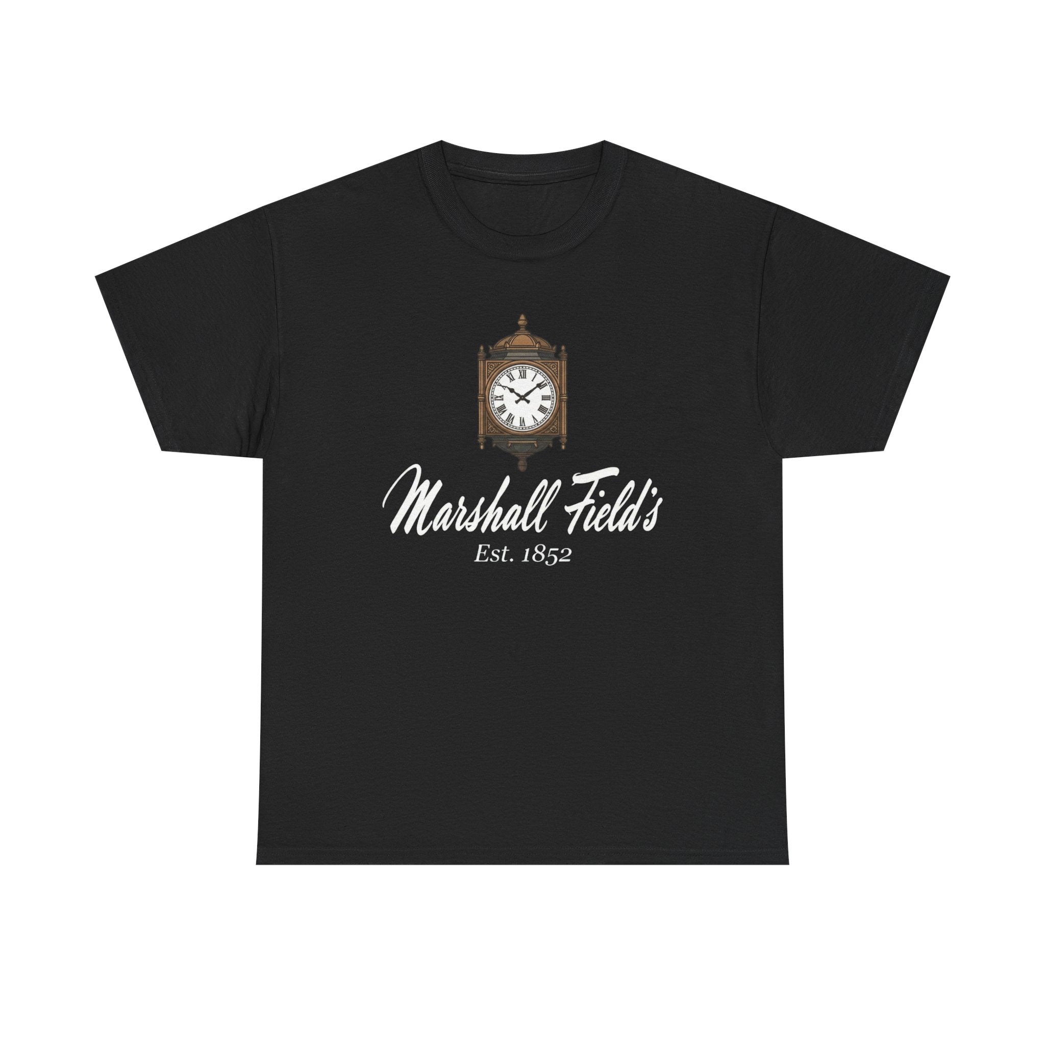 Marshall Field's T-Shirt, Vintage Chicago Tee, The Great Clock State Street, Historic Department Store Gift, Est 1852 Graphic Shirt