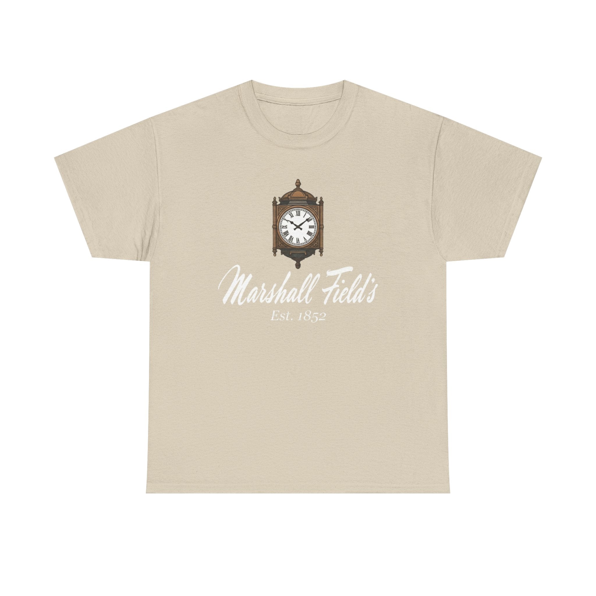 Marshall Field's T-Shirt, Vintage Chicago Tee, The Great Clock State Street, Historic Department Store Gift, Est 1852 Graphic Shirt