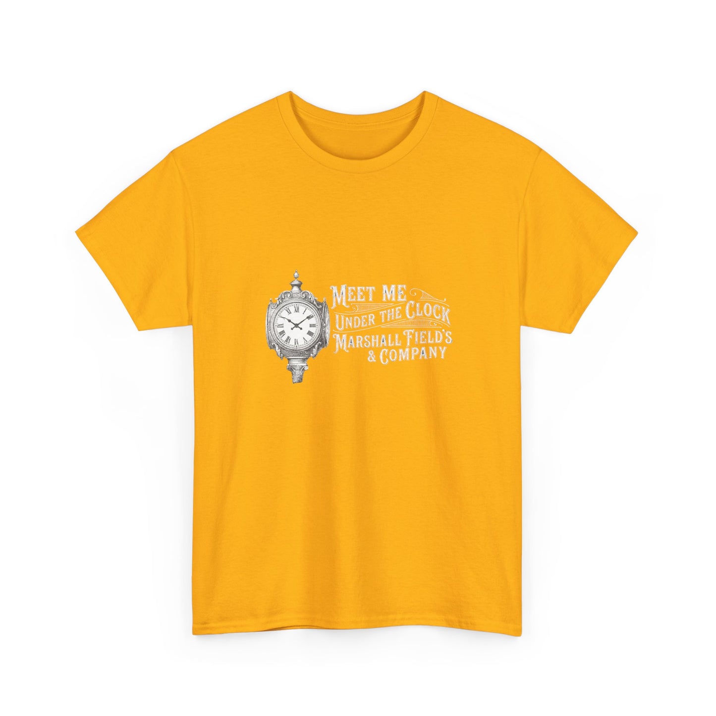 Marshall Field's Under the Clock T-Shirt | Vintage Chicago Nostalgia Tee | Meet Me Under The Clock Shirt | State Street Heritage Gift