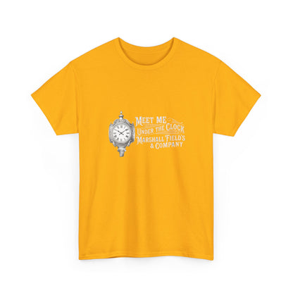 Marshall Field's Under the Clock T-Shirt | Vintage Chicago Nostalgia Tee | Meet Me Under The Clock Shirt | State Street Heritage Gift
