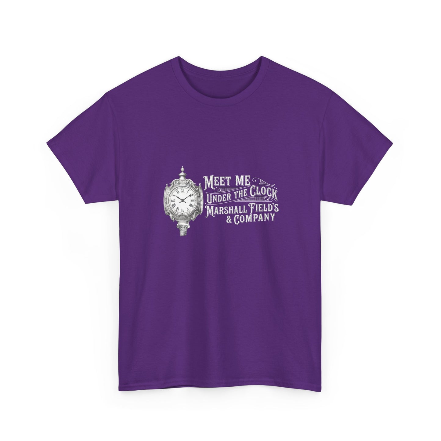 Marshall Field's Under the Clock T-Shirt | Vintage Chicago Nostalgia Tee | Meet Me Under The Clock Shirt | State Street Heritage Gift