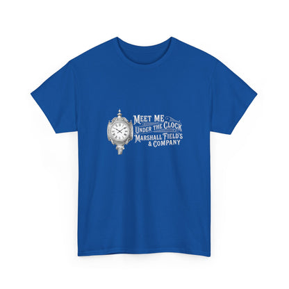 Marshall Field's Under the Clock T-Shirt | Vintage Chicago Nostalgia Tee | Meet Me Under The Clock Shirt | State Street Heritage Gift