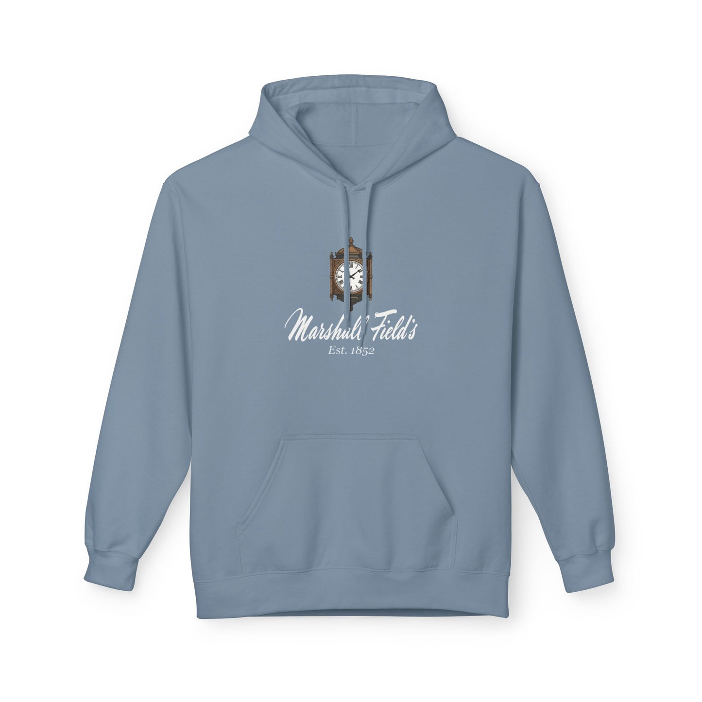 Marshall Field's Clock Hoodie | Retro Chicago Sweatshirt | Nostalgic Chicago Gift | Classic Department Store Apparel