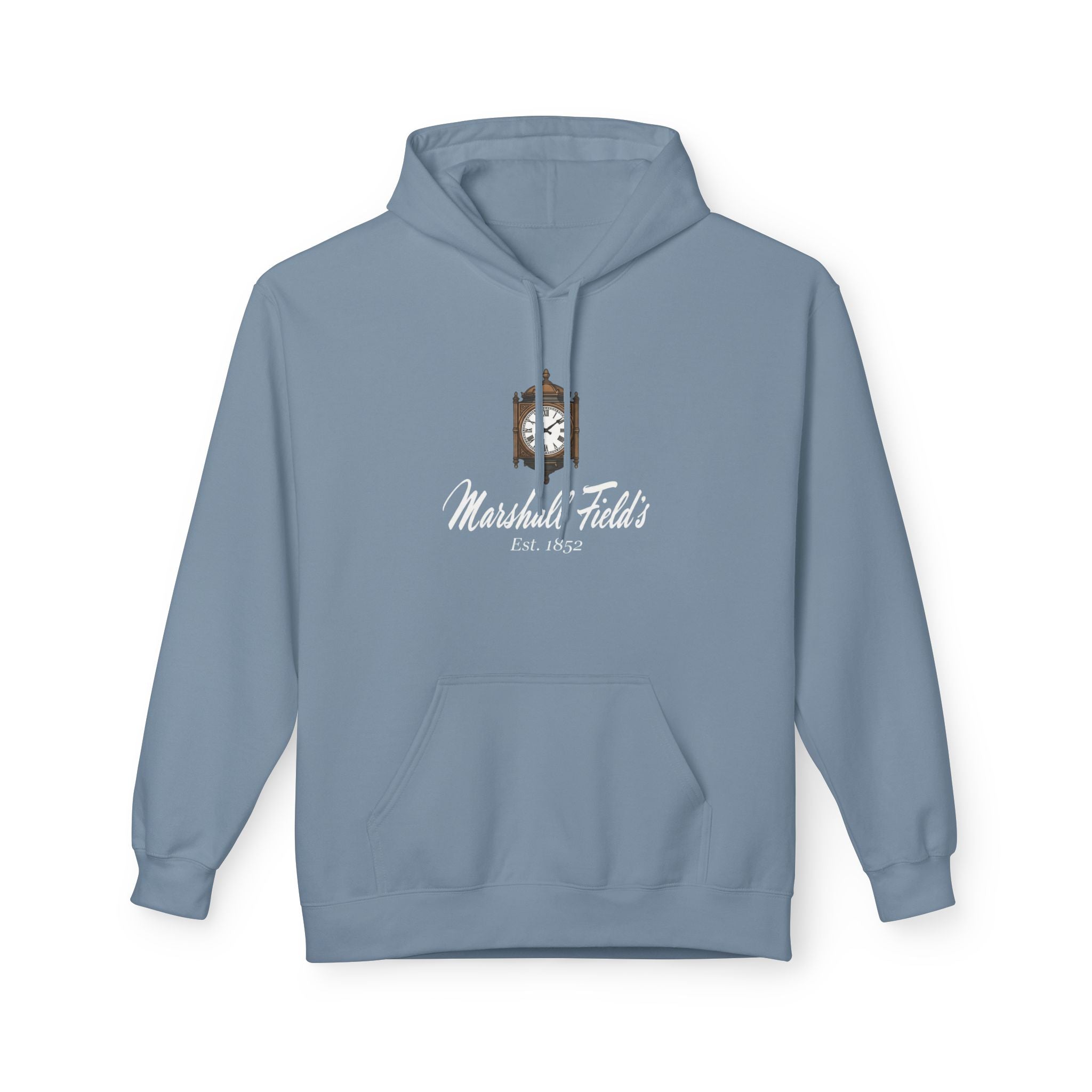 Marshall Field's Clock Hoodie | Retro Chicago Sweatshirt | Nostalgic Chicago Gift | Classic Department Store Apparel