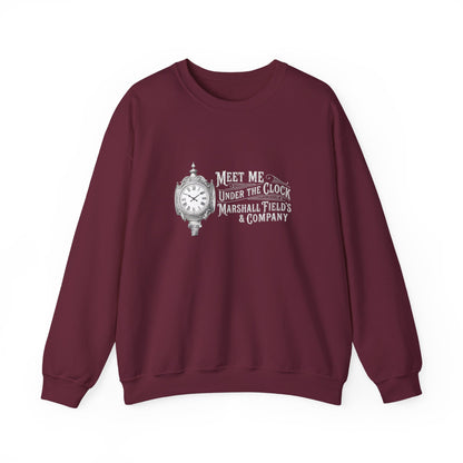 Marshall Field's Under the Clock Sweatshirt | Vintage Chicago Nostalgia Crewneck | Meet Me Under The Clock Shirt |  Classic Chicago