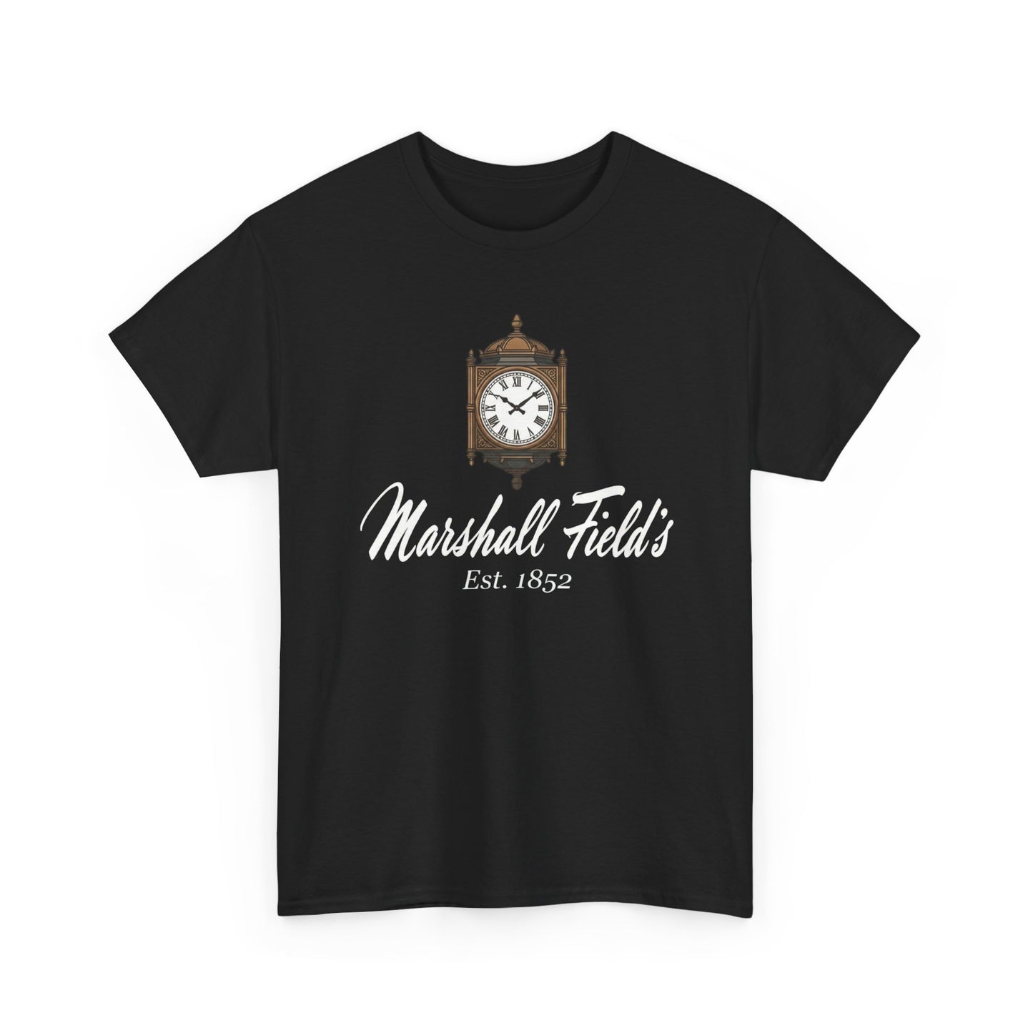 Marshall Field's T-Shirt, Vintage Chicago Tee, The Great Clock State Street, Historic Department Store Gift, Est 1852 Graphic Shirt