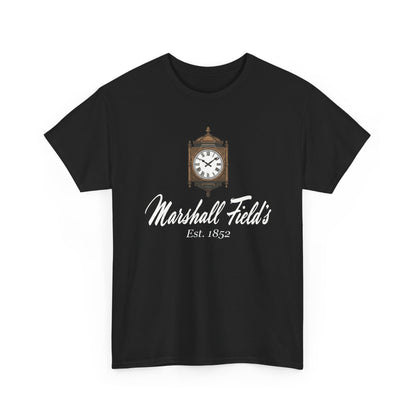 Marshall Field's T-Shirt, Vintage Chicago Tee, The Great Clock State Street, Historic Department Store Gift, Est 1852 Graphic Shirt