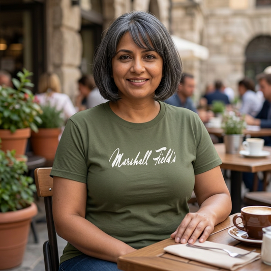 Marshall Fields Chicago T-Shirt - Vintage Style Graphic Tee, Retro Department Store Shirt, Classic Chicago Souvenir