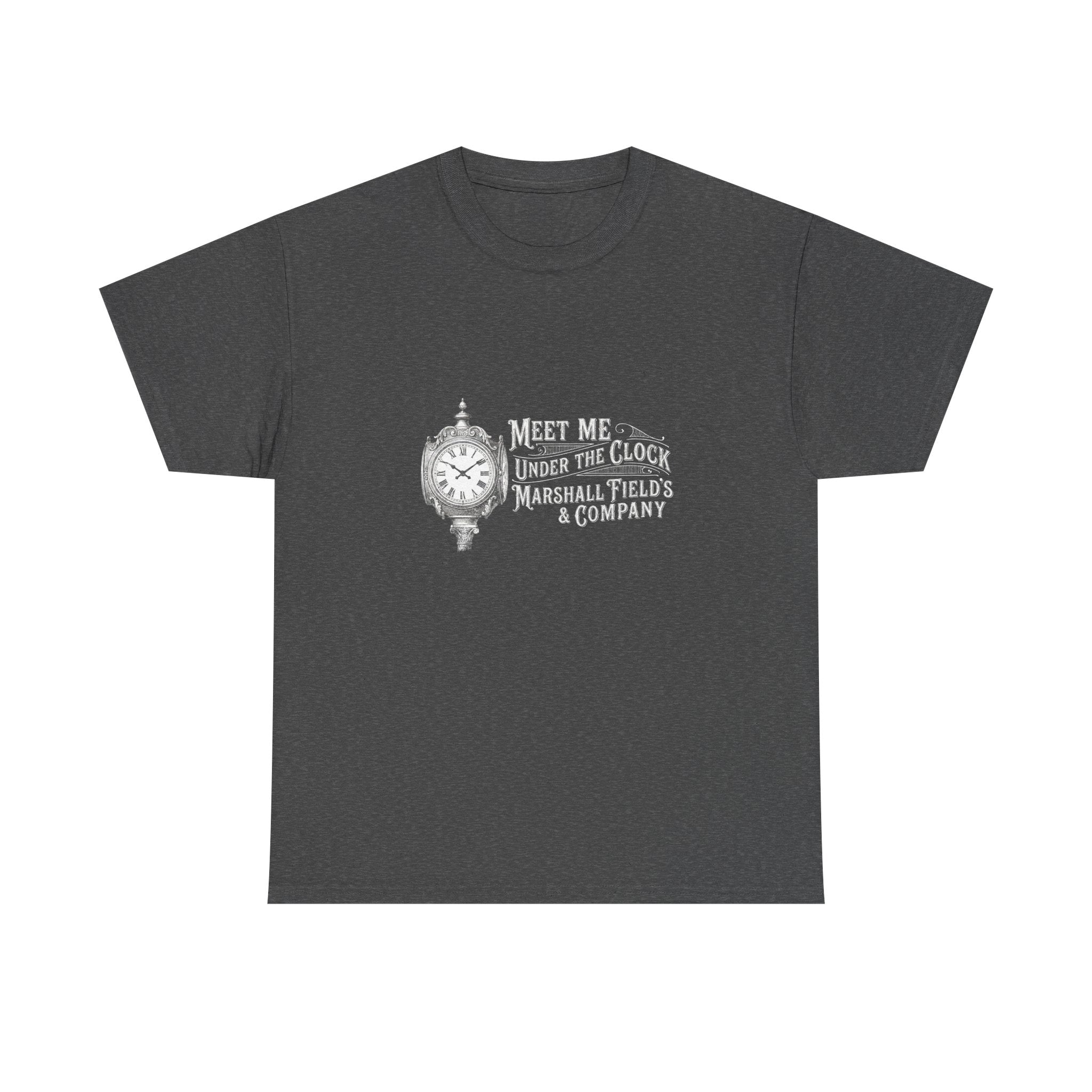 Marshall Field's Under the Clock T-Shirt | Vintage Chicago Nostalgia Tee | Meet Me Under The Clock Shirt | State Street Heritage Gift