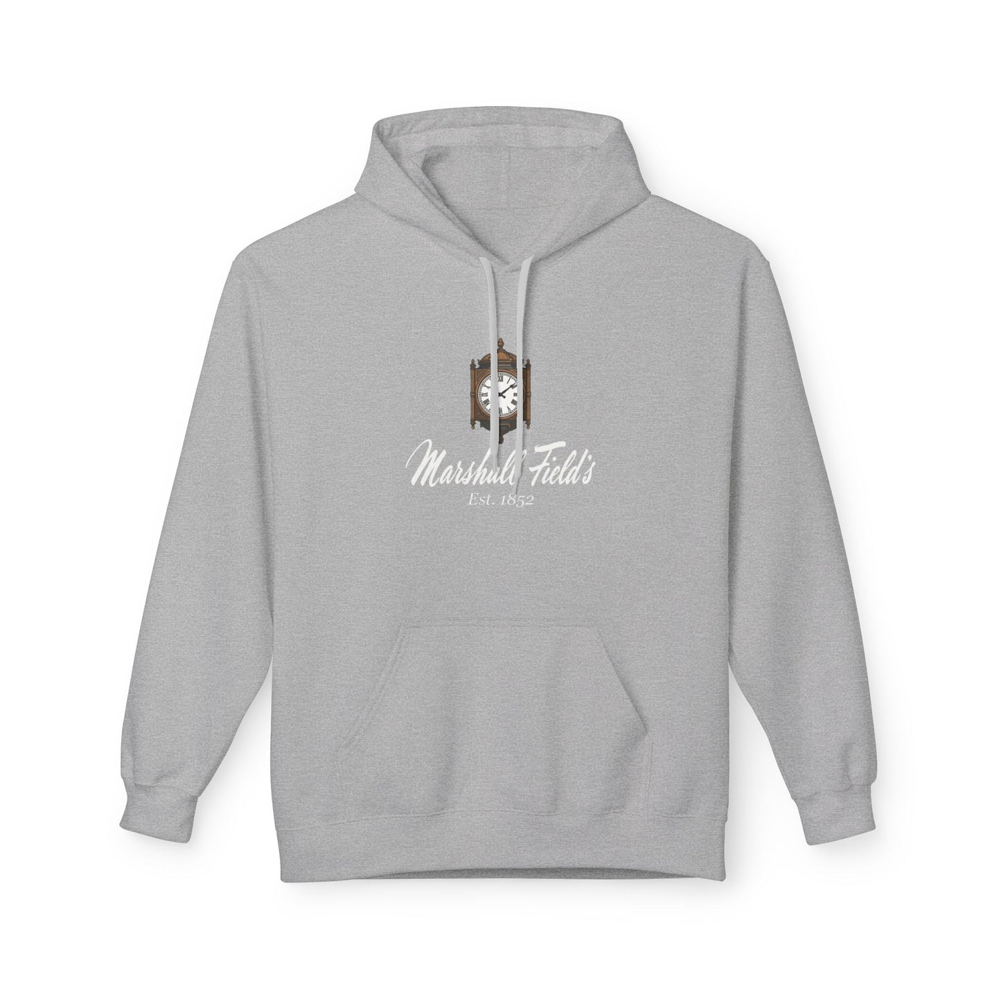 Marshall Field's Clock Hoodie | Retro Chicago Sweatshirt | Nostalgic Chicago Gift | Classic Department Store Apparel