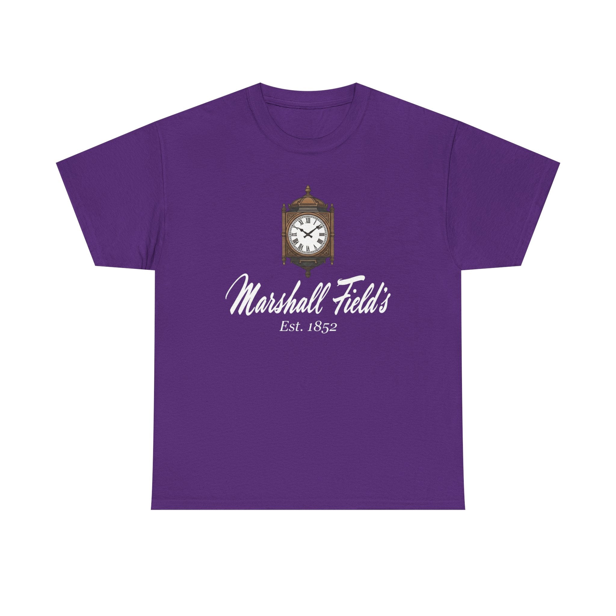 Marshall Field's T-Shirt, Vintage Chicago Tee, The Great Clock State Street, Historic Department Store Gift, Est 1852 Graphic Shirt