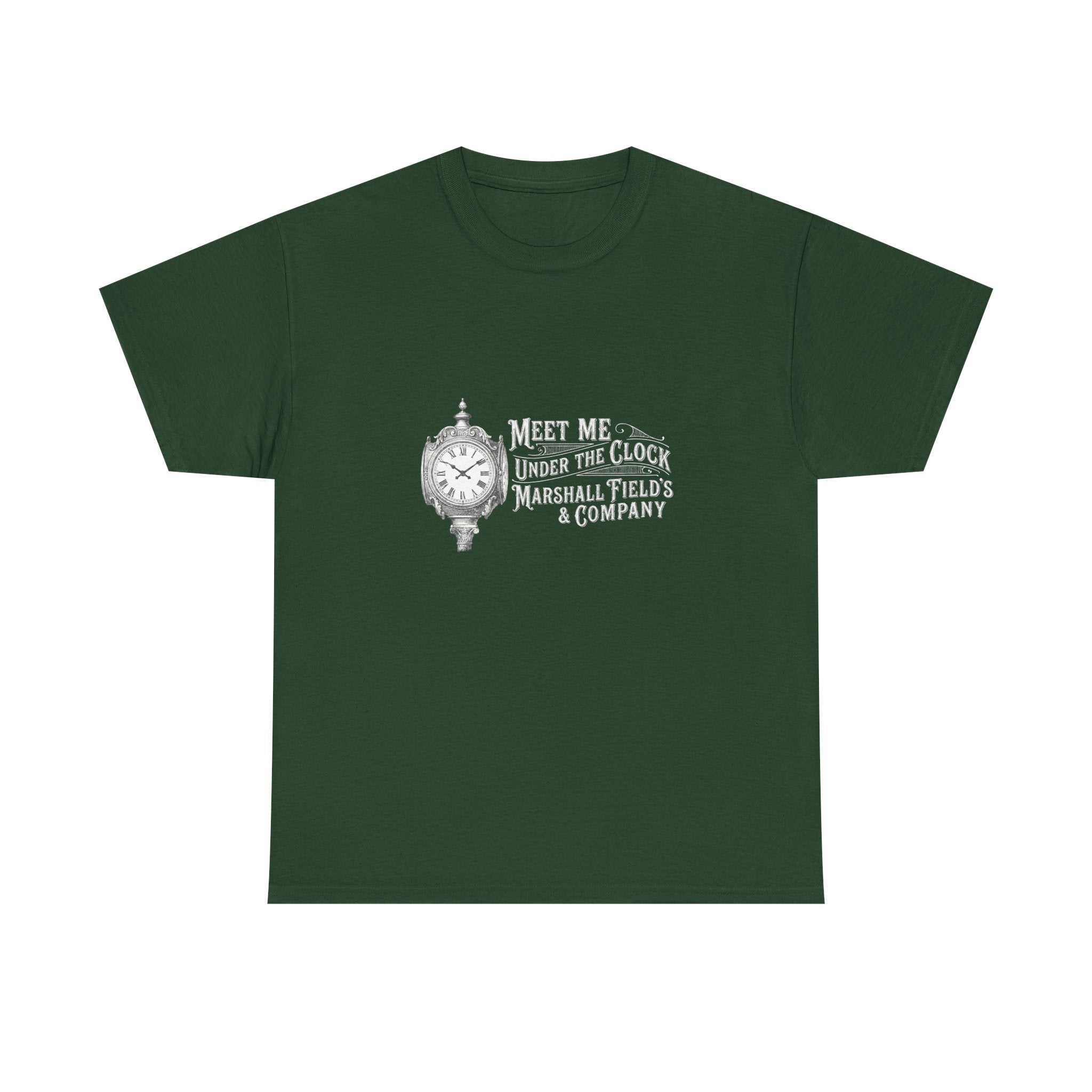 Marshall Field's Under the Clock T-Shirt | Vintage Chicago Nostalgia Tee | Meet Me Under The Clock Shirt | State Street Heritage Gift