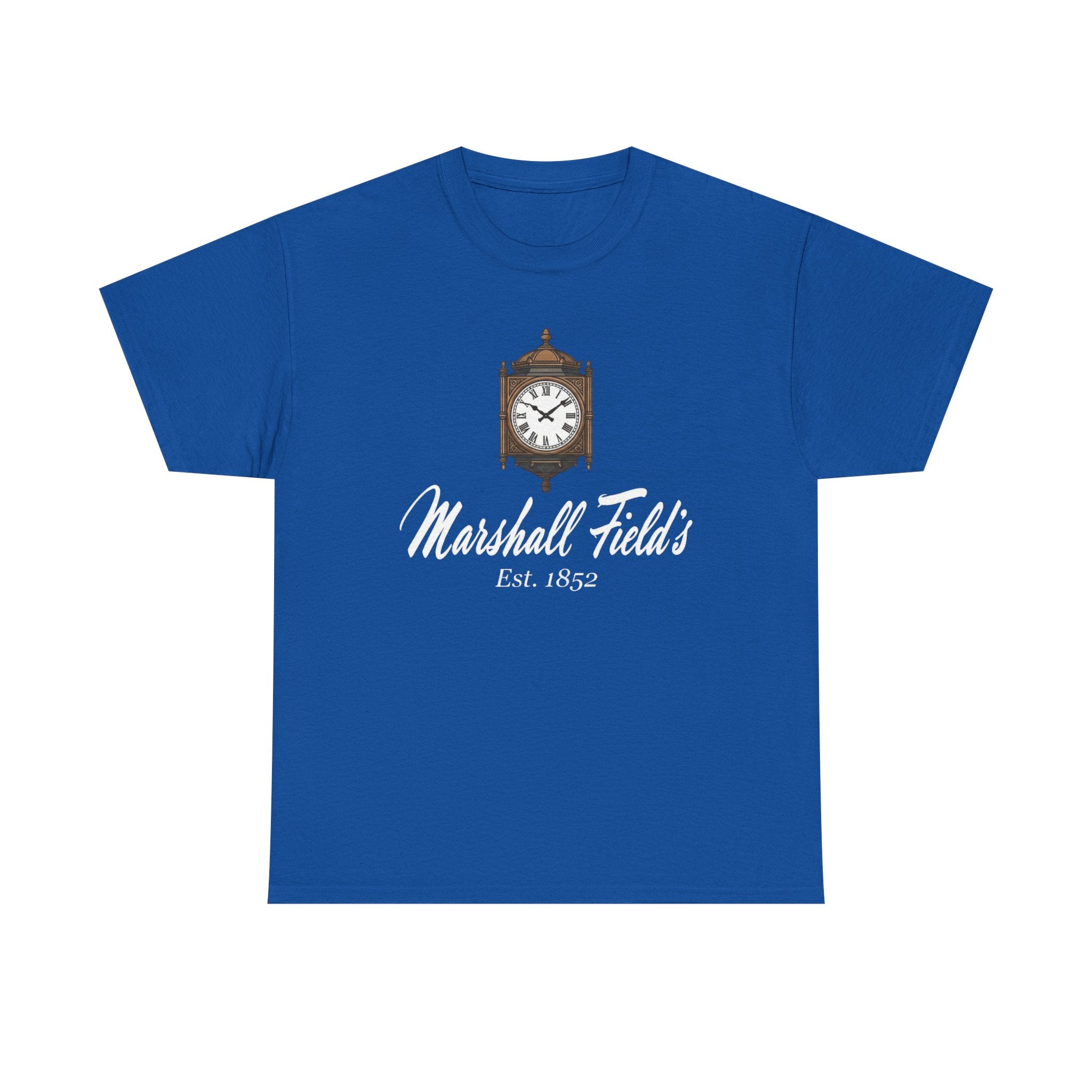 Marshall Field's T-Shirt, Vintage Chicago Tee, The Great Clock State Street, Historic Department Store Gift, Est 1852 Graphic Shirt