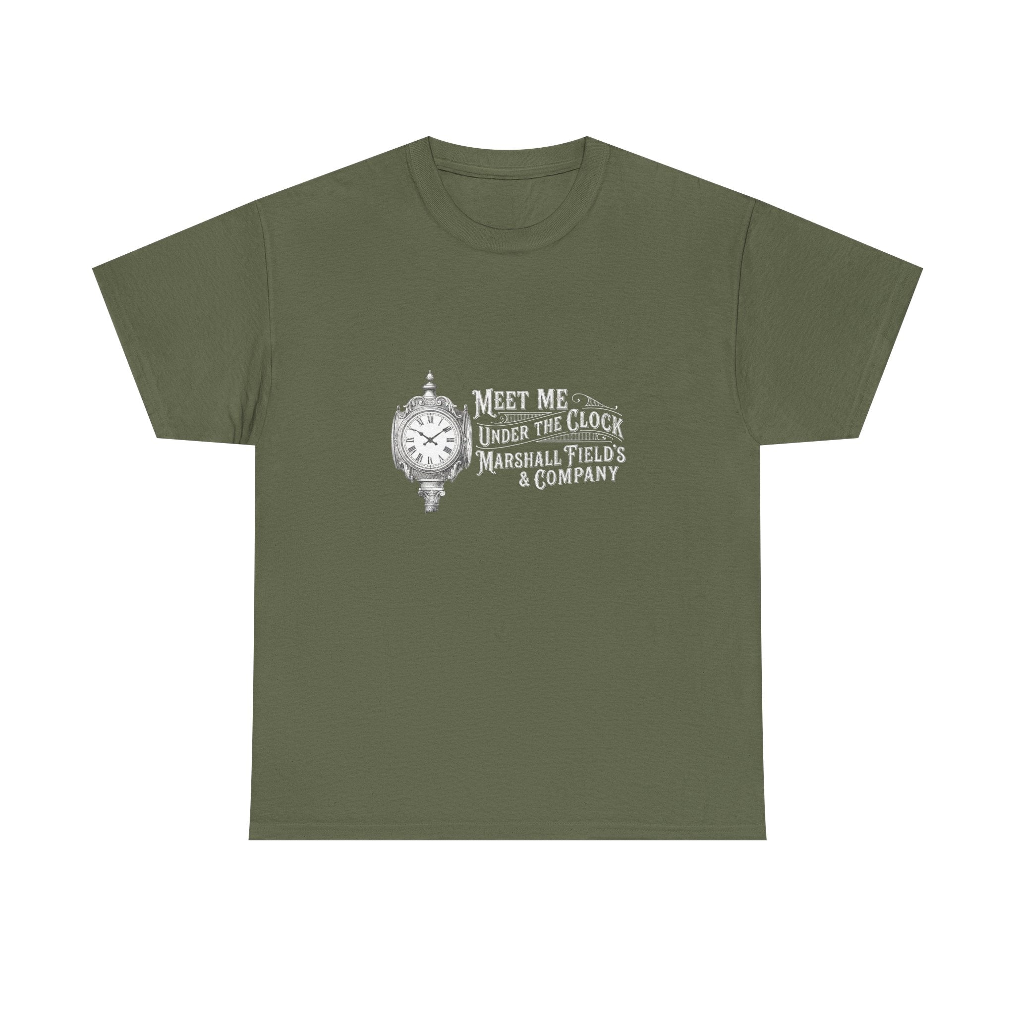 Marshall Field's Under the Clock T-Shirt | Vintage Chicago Nostalgia Tee | Meet Me Under The Clock Shirt | State Street Heritage Gift