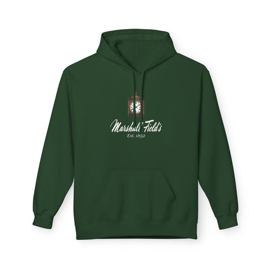 Marshall Field's Clock Hoodie | Retro Chicago Sweatshirt | Nostalgic Chicago Gift | Classic Department Store Apparel
