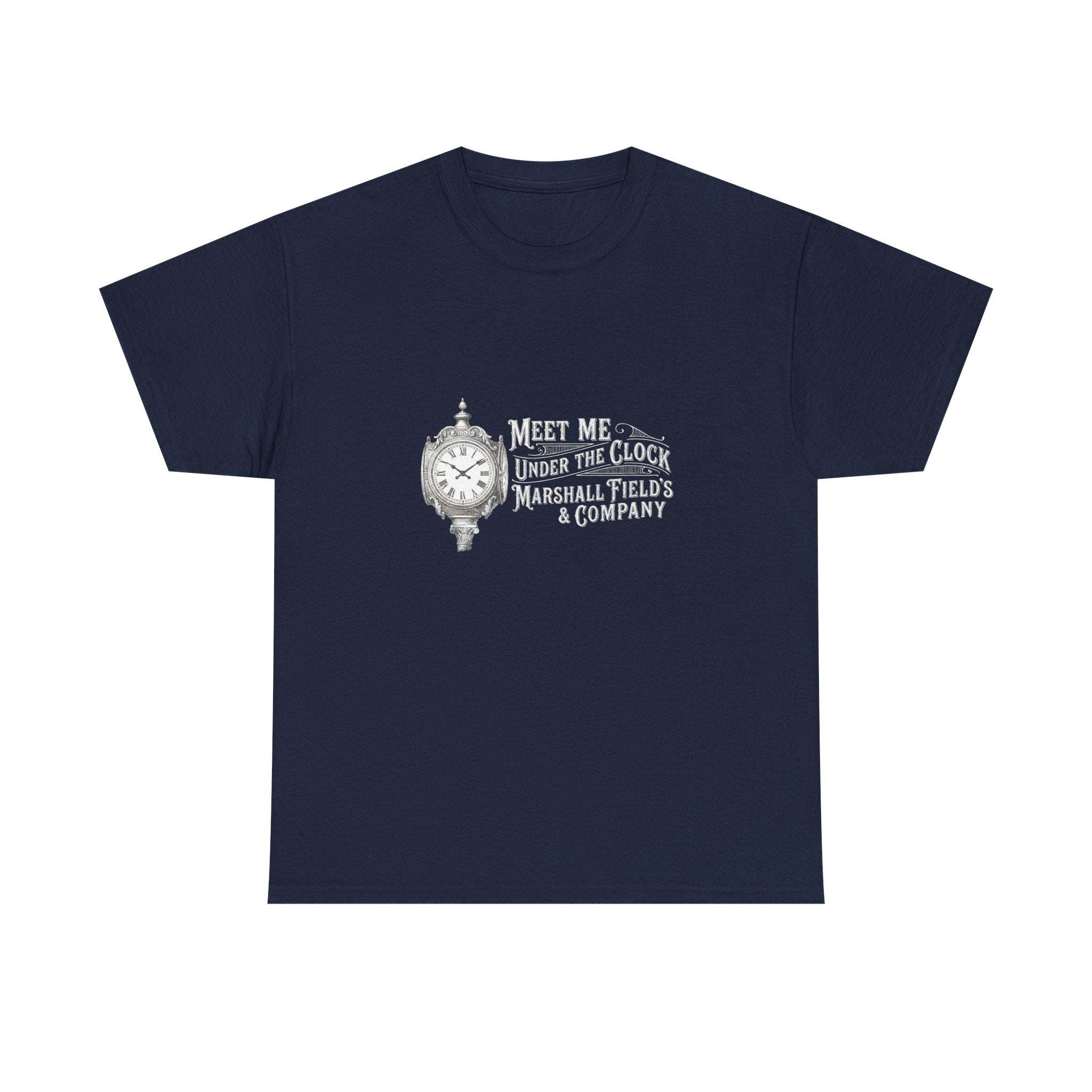 Marshall Field's Under the Clock T-Shirt | Vintage Chicago Nostalgia Tee | Meet Me Under The Clock Shirt | State Street Heritage Gift