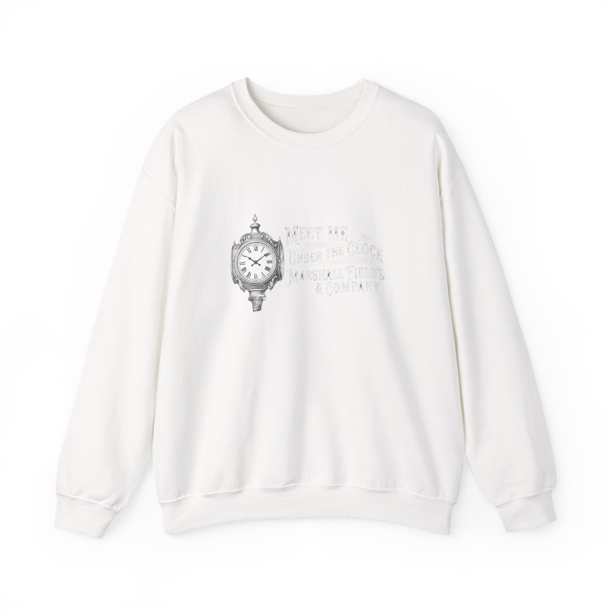 Marshall Field's Under the Clock Sweatshirt | Vintage Chicago Nostalgia Crewneck | Meet Me Under The Clock Shirt |  Classic Chicago