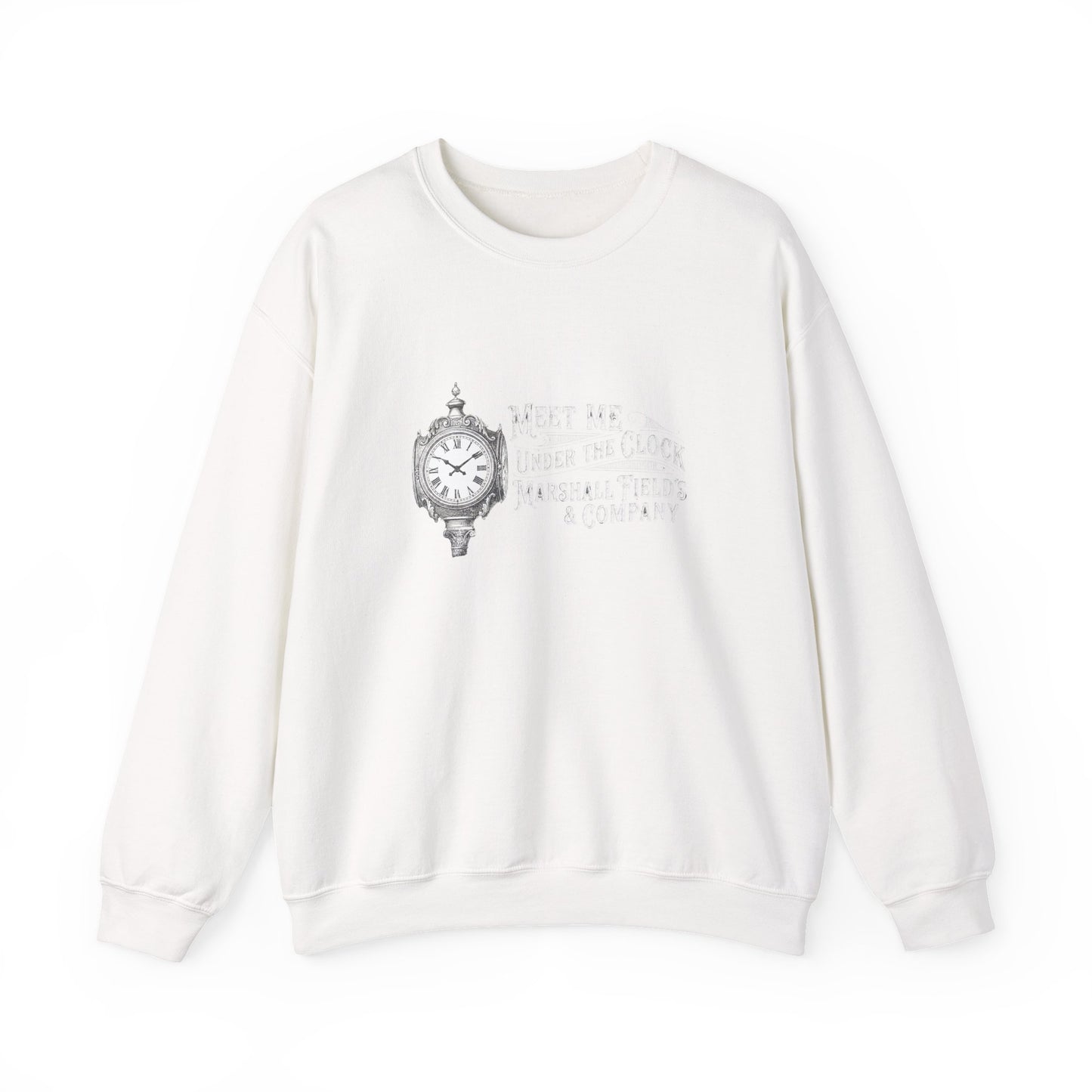 Marshall Field's Under the Clock Sweatshirt | Vintage Chicago Nostalgia Crewneck | Meet Me Under The Clock Shirt |  Classic Chicago