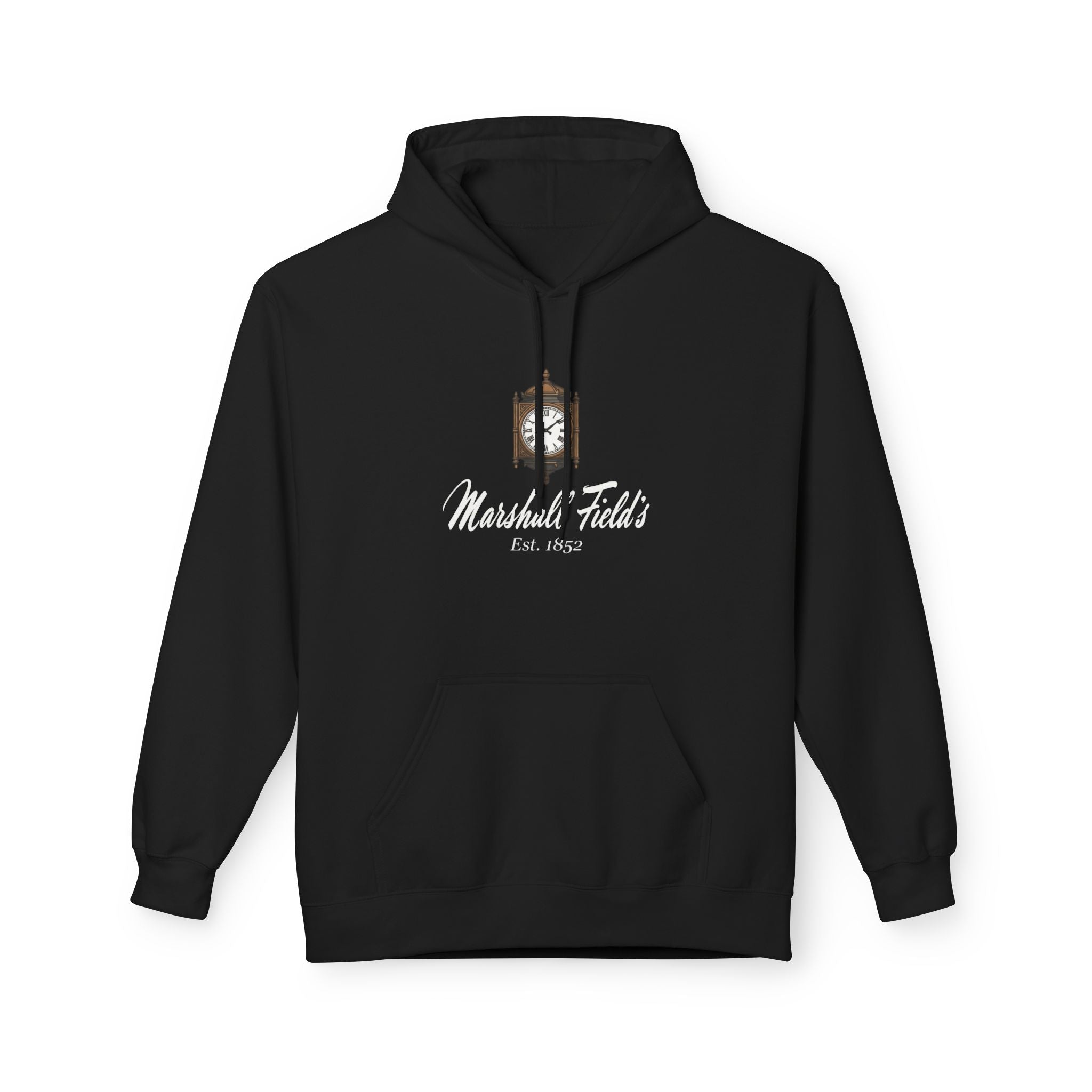 Marshall Field's Clock Hoodie | Retro Chicago Sweatshirt | Nostalgic Chicago Gift | Classic Department Store Apparel