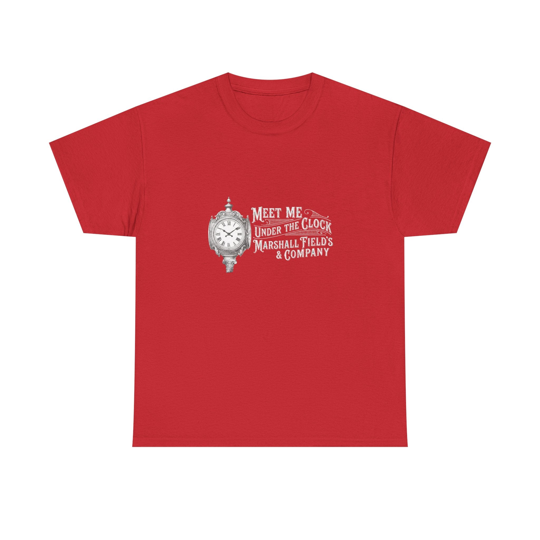 Marshall Field's Under the Clock T-Shirt | Vintage Chicago Nostalgia Tee | Meet Me Under The Clock Shirt | State Street Heritage Gift