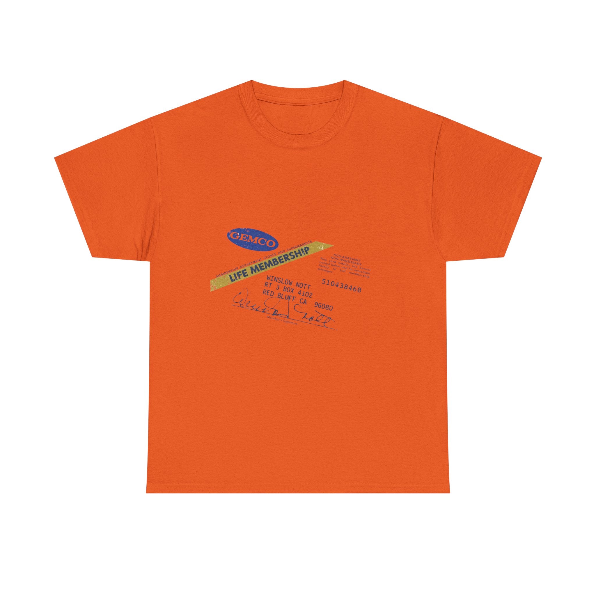 Gemco Membership T-Shirt | Vintage California Store Tee | Defunct Department Store | Lifetime Member Shirt | West Coast 70s Nostalgia Gift