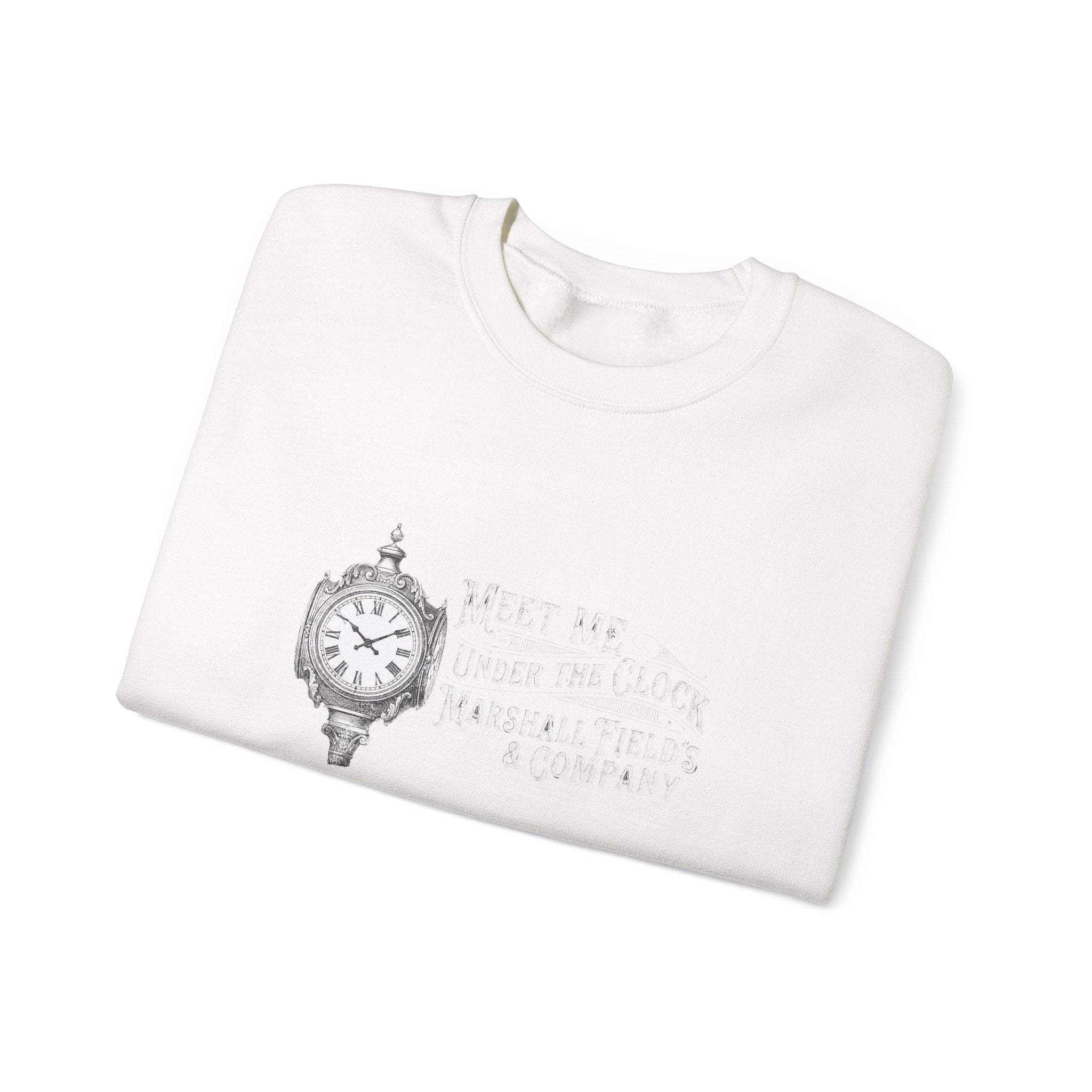 Marshall Field's Under the Clock Sweatshirt | Vintage Chicago Nostalgia Crewneck | Meet Me Under The Clock Shirt |  Classic Chicago