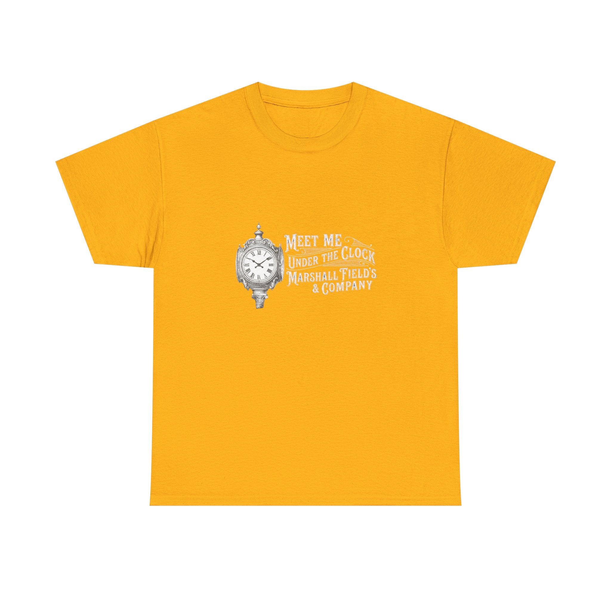 Marshall Field's Under the Clock T-Shirt | Vintage Chicago Nostalgia Tee | Meet Me Under The Clock Shirt | State Street Heritage Gift