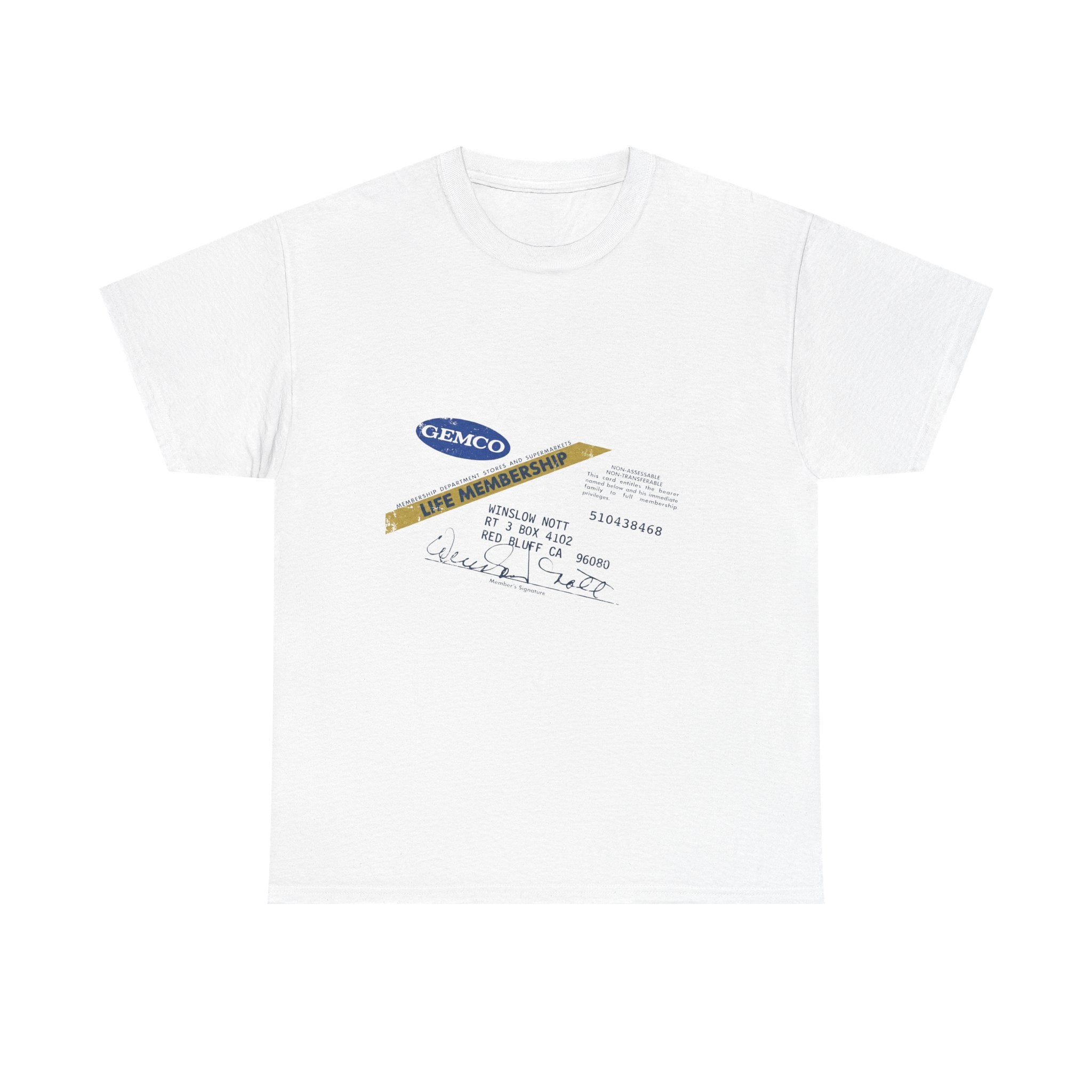 Gemco Membership T-Shirt | Vintage California Store Tee | Defunct Department Store | Lifetime Member Shirt | West Coast 70s Nostalgia Gift