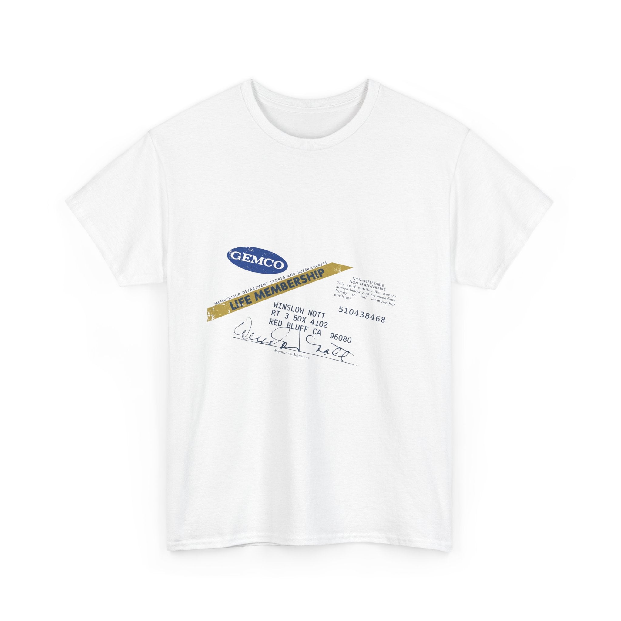 Gemco Membership T-Shirt | Vintage California Store Tee | Defunct Department Store | Lifetime Member Shirt | West Coast 70s Nostalgia Gift