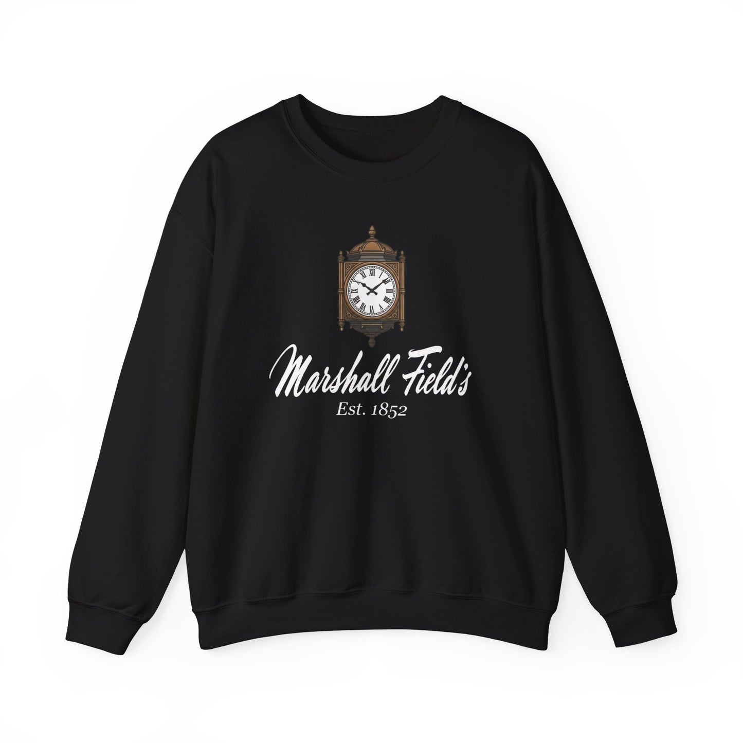 Marshall Field's Sweatshirt, Vintage Style Chicago Crewneck, The Great Clock State Street, Historic Department Store Gift, Est 1852 Sweater
